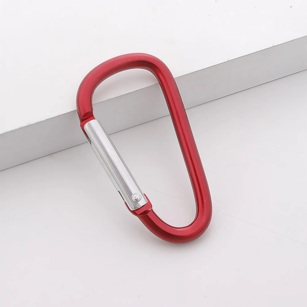 Spring Snap Carabiner Clips 7D Shape Aluminum Alloy 10 Pack 5 Spring Snap Carabiner Clips 7D Shape Aluminum Alloy 10 Pack - view 5