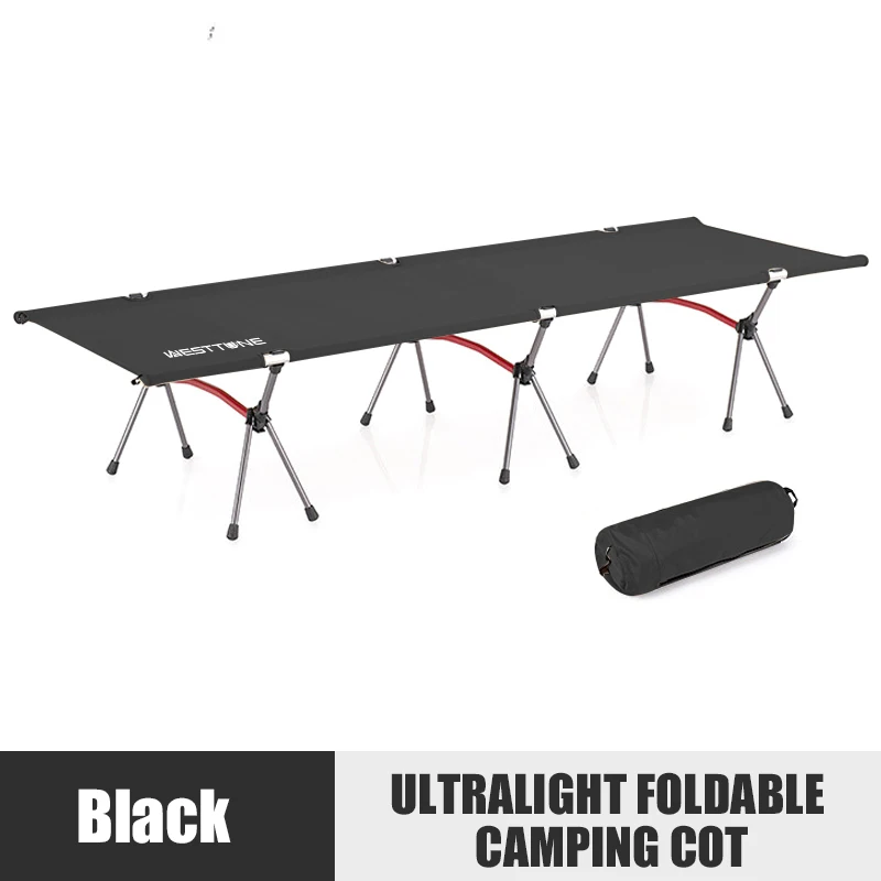 Ultralight Camping Cot, 4.8 lb Aluminum Folding Bed by WESTTUNE 7 Ultralight Camping Cot, 4.8 lb Aluminum Folding Bed by WESTTUNE - view 7