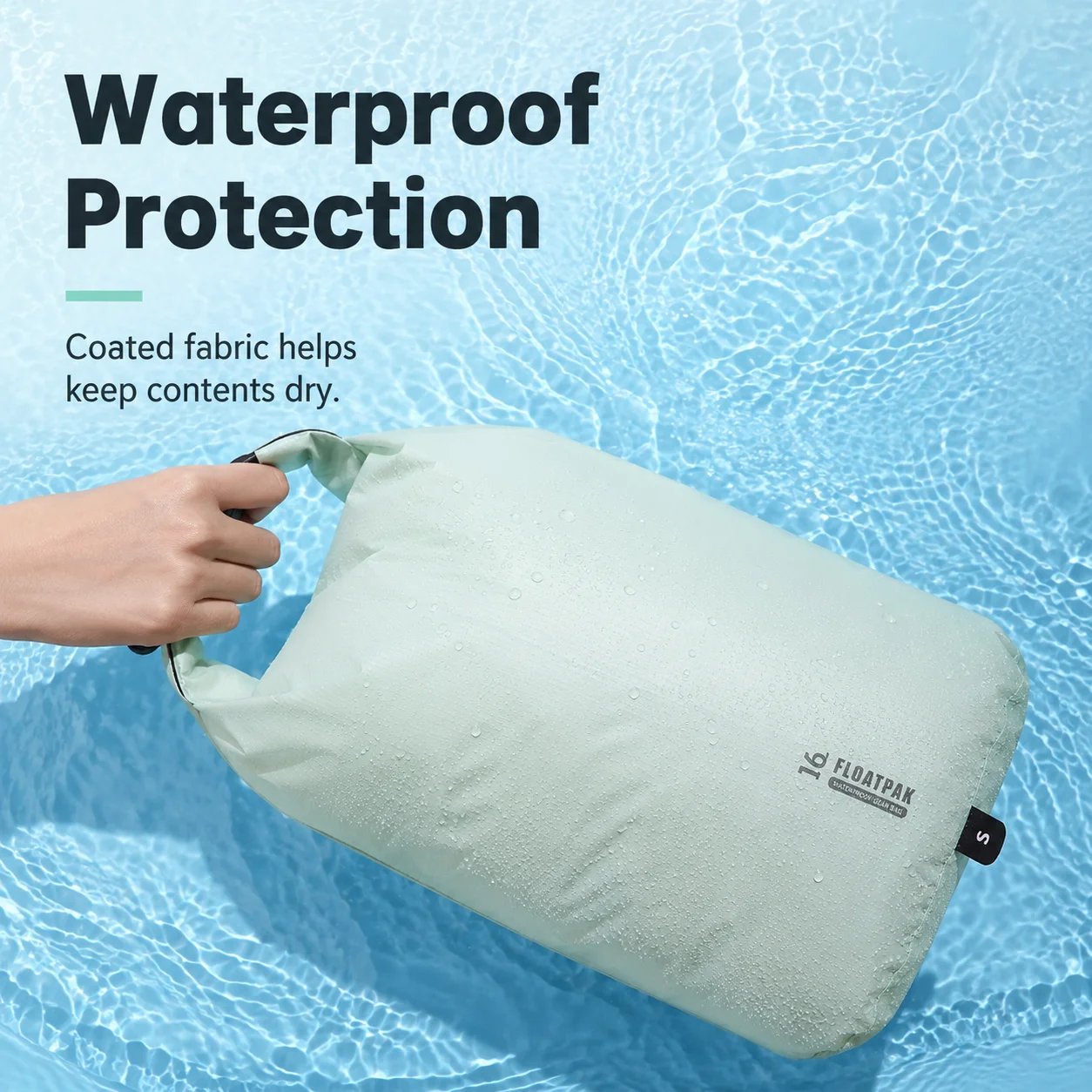Ultralight Dry Bag Pouch for Clothes in Nylon, S, M or L 3 Ultralight Dry Bag Pouch for Clothes in Nylon, S, M or L - view 3