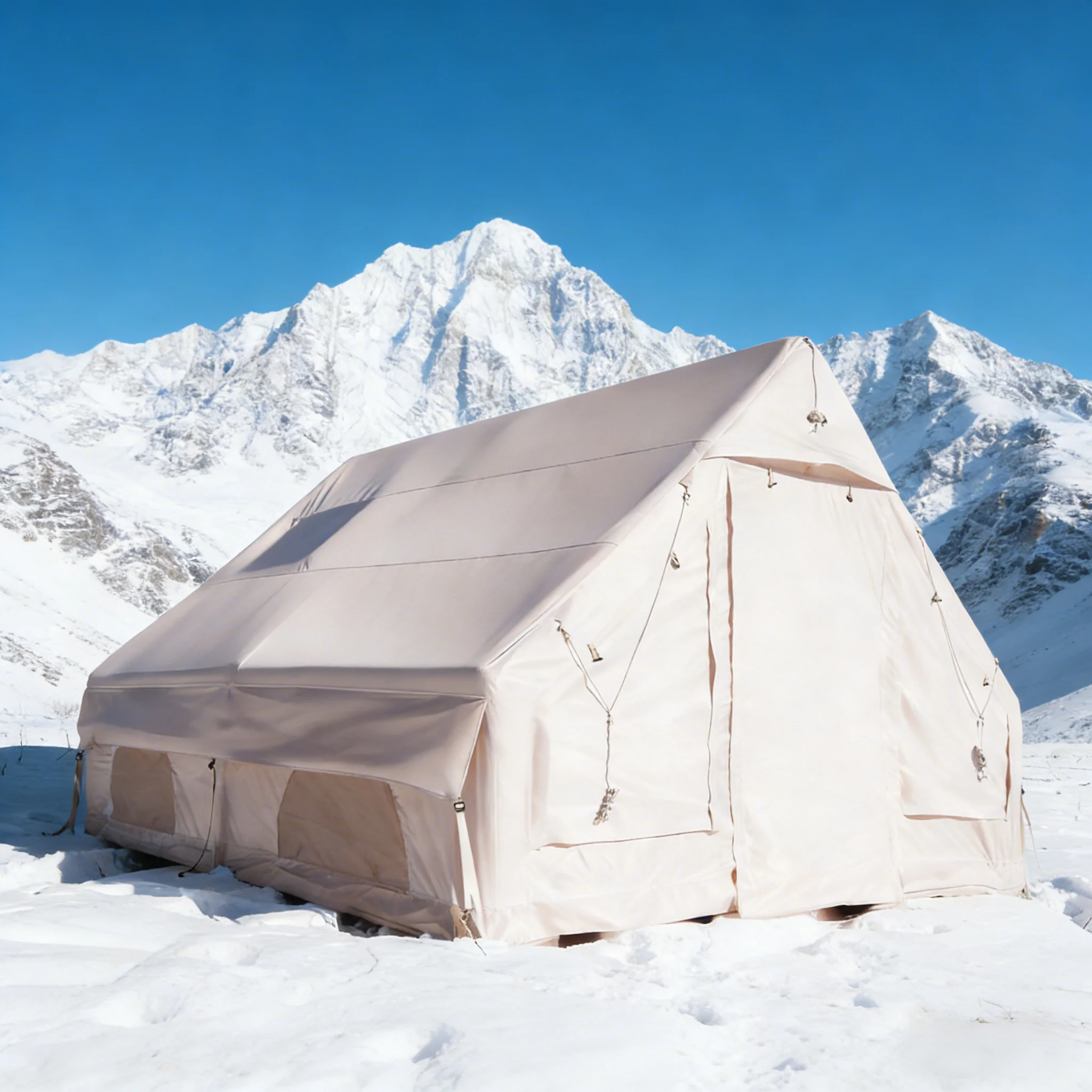 Inflatable Camping Tent with Skylight and Air Pump for 4-6 People 3 Inflatable Camping Tent with Skylight and Air Pump for 4-6 People - view 3