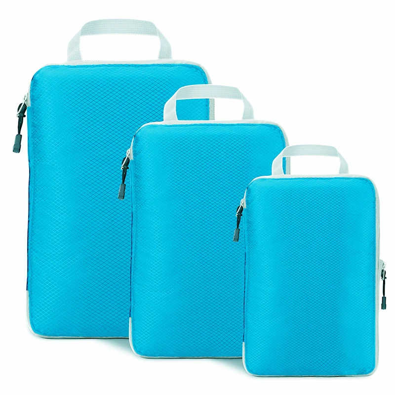 Carry On Packing Cubes in Oxford, Single or 3 Piece Set 10 Carry On Packing Cubes in Oxford, Single or 3 Piece Set - view 10