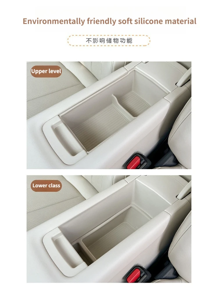Layered Armrest Storage Box for GWM ORA 5 Center Console 6 Layered Armrest Storage Box for GWM ORA 5 Center Console - view 6