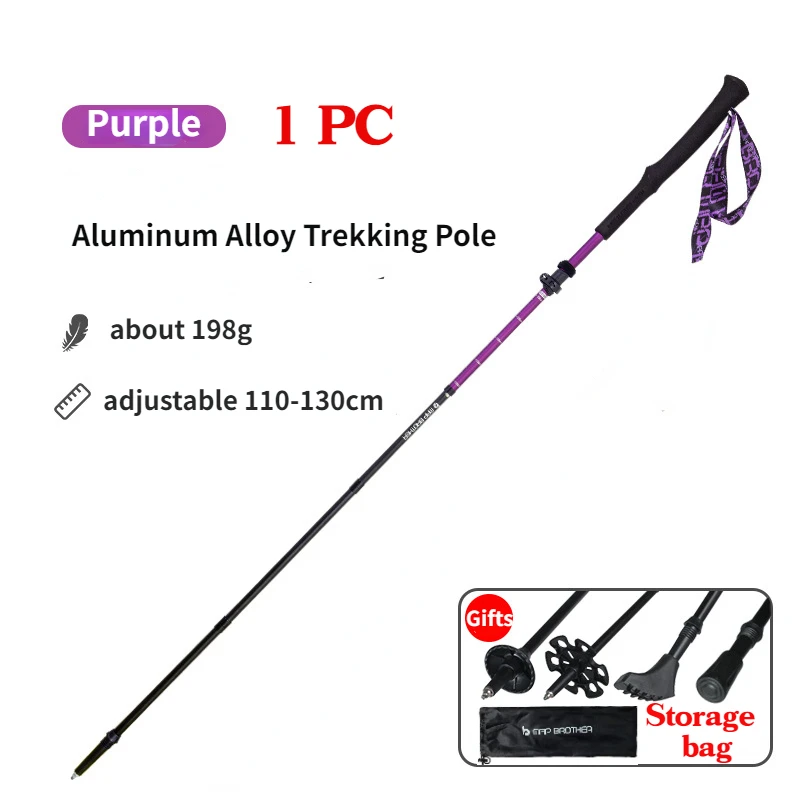 Folding Aluminum Trekking Poles 7075 Quick Lock MAP BROTHER 9 Folding Aluminum Trekking Poles 7075 Quick Lock MAP BROTHER - view 9