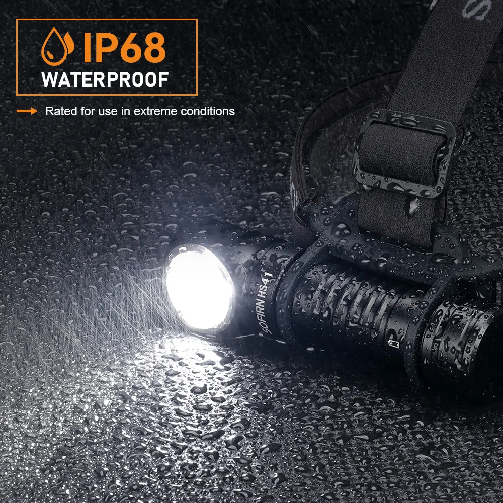 4000 Lumen Headlamp USB C Rechargeable 21700 IP68 Sofirn HS41 4 4000 Lumen Headlamp USB C Rechargeable 21700 IP68 Sofirn HS41 - view 4