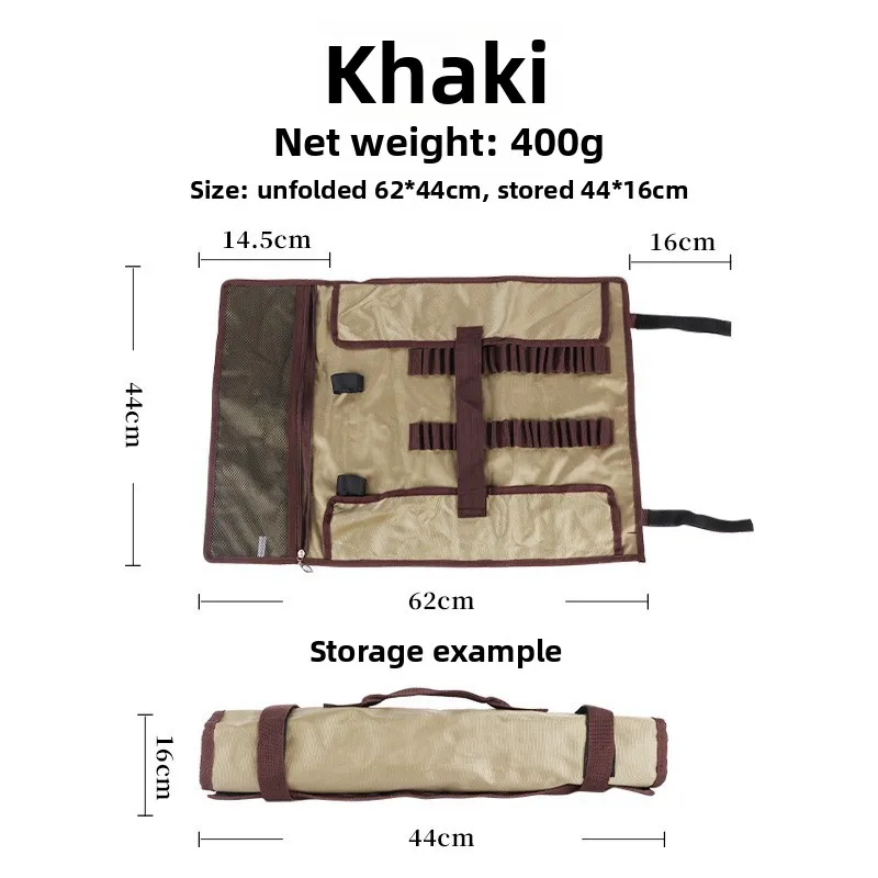 Tent Stake Roll Bag Heavy Duty PVC Peg and Hammer Organizer 6 Tent Stake Roll Bag Heavy Duty PVC Peg and Hammer Organizer - view 6