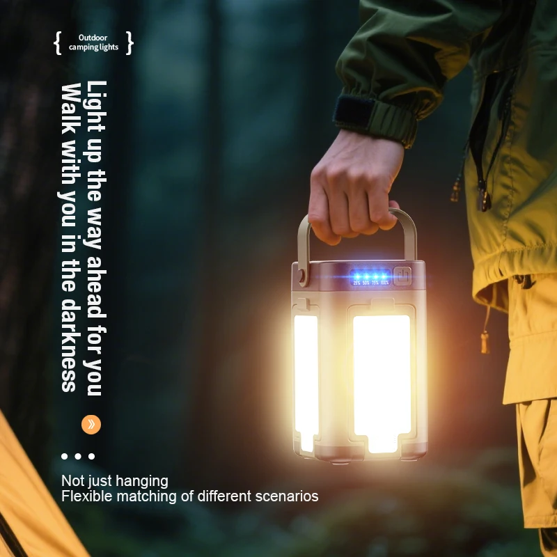 Tri Color Camping Light with Fold Out Panels and Power Bank 6 Tri Color Camping Light with Fold Out Panels and Power Bank - view 6