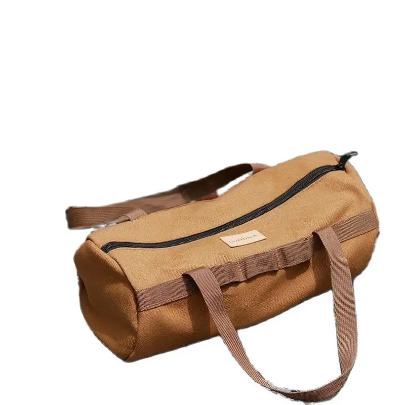 Zippered Tent Stake Pouch with Handle, Canvas Peg Bag 7 Zippered Tent Stake Pouch with Handle, Canvas Peg Bag - view 7