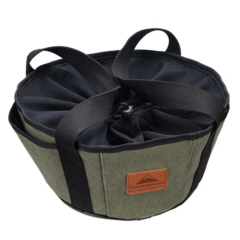 Dutch Oven Storage Bag Thick Canvas Tote 33cm Campingmoon 7 Dutch Oven Storage Bag Thick Canvas Tote 33cm Campingmoon - view 7