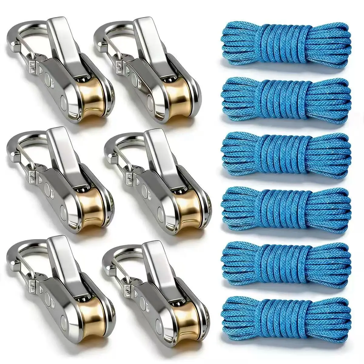 Retractable Rope Tightener Roller Tensioner, Heavy Duty 6 Pack 10 Retractable Rope Tightener Roller Tensioner, Heavy Duty 6 Pack - view 10