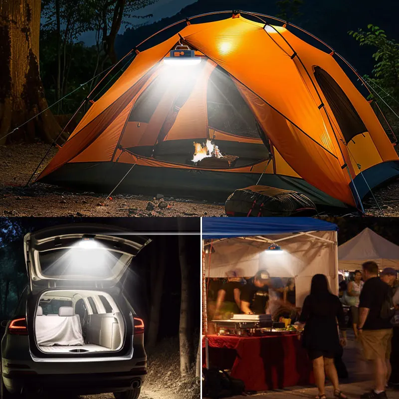 Dual Color Camping Lantern Rechargeable LED with Phone Charging 6 Dual Color Camping Lantern Rechargeable LED with Phone Charging - view 6