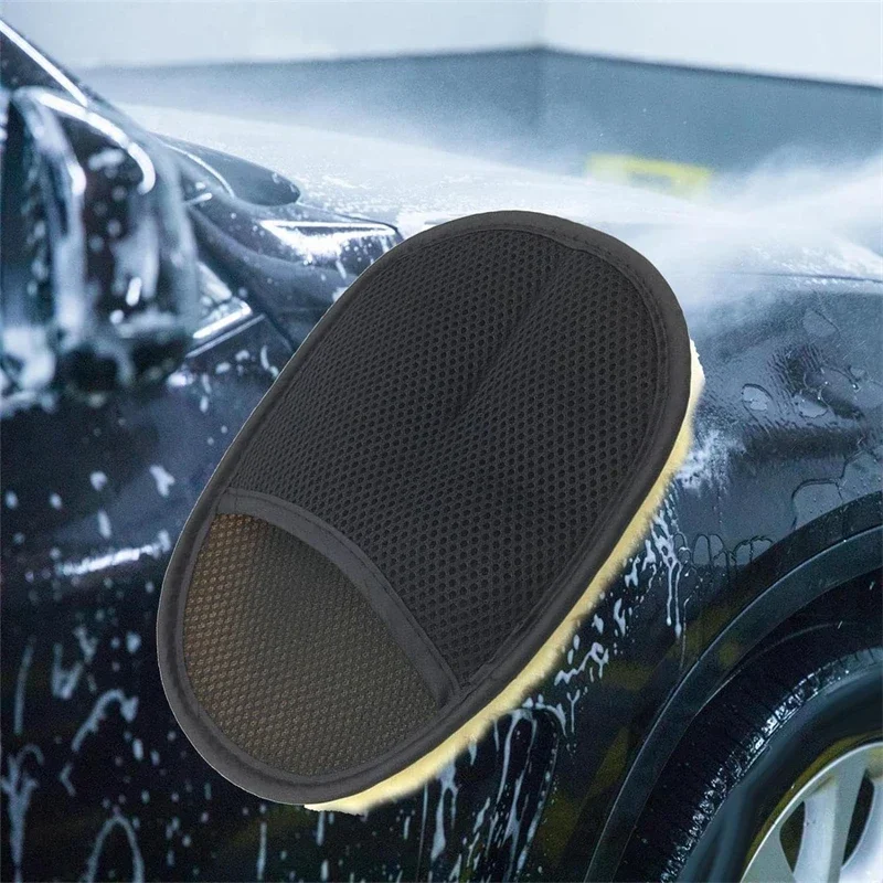 Microfiber Car Wash Mitt Soft Fleece Glove in 1 to 10 Packs 2 Microfiber Car Wash Mitt Soft Fleece Glove in 1 to 10 Packs - view 2