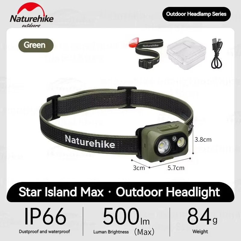 IP66 Ultralight Headlamp with Red SOS Light, 84g - Naturehike 8 IP66 Ultralight Headlamp with Red SOS Light, 84g - Naturehike - view 8