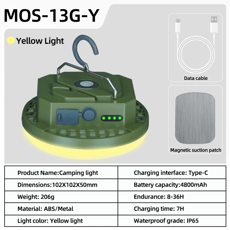 Dual Color Camping Lantern Rechargeable LED with Phone Charging 12 Dual Color Camping Lantern Rechargeable LED with Phone Charging - view 12