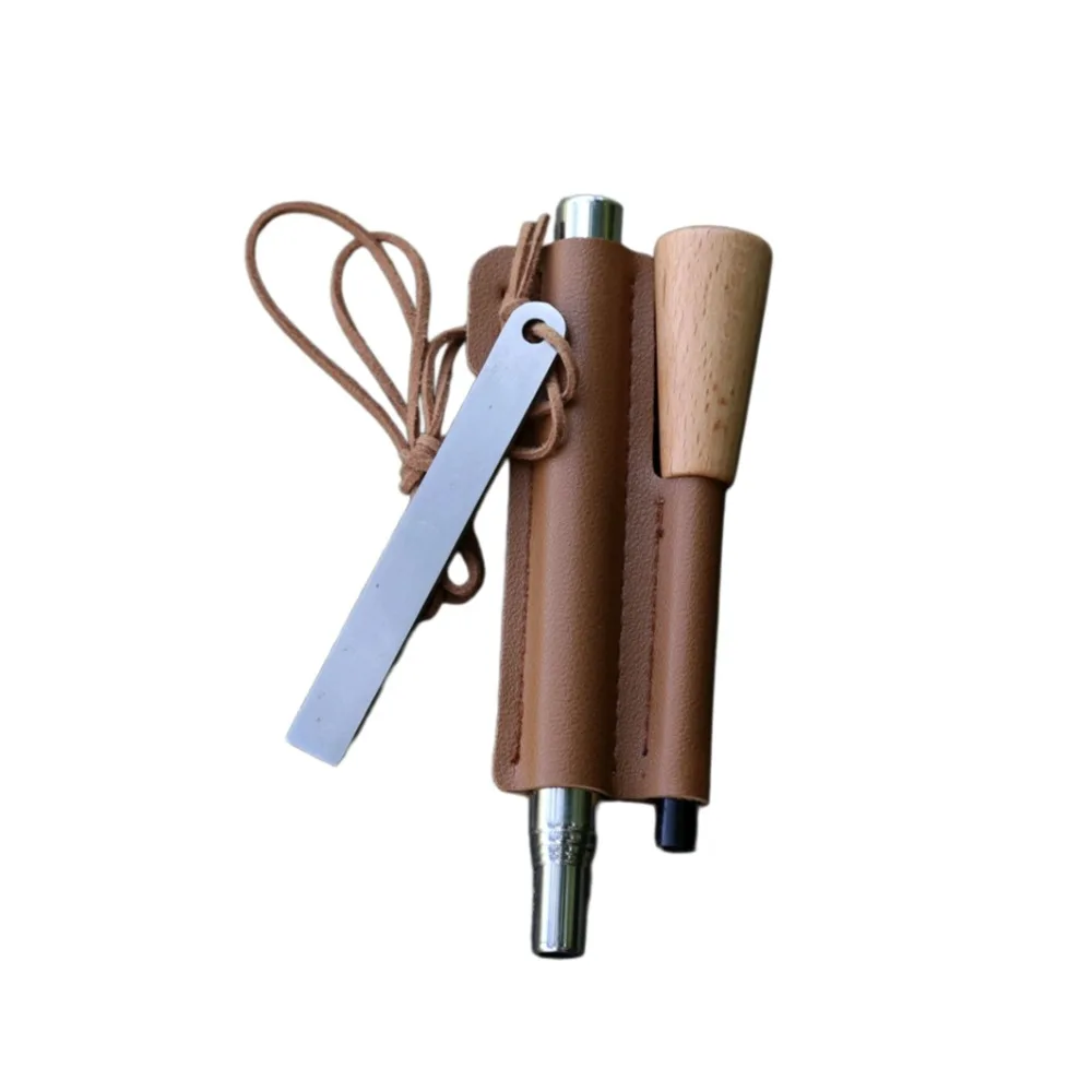 Magnesium Fire Starter Kit 4 Piece Iron Rod with Steel Striker 2 Magnesium Fire Starter Kit 4 Piece Iron Rod with Steel Striker - view 2