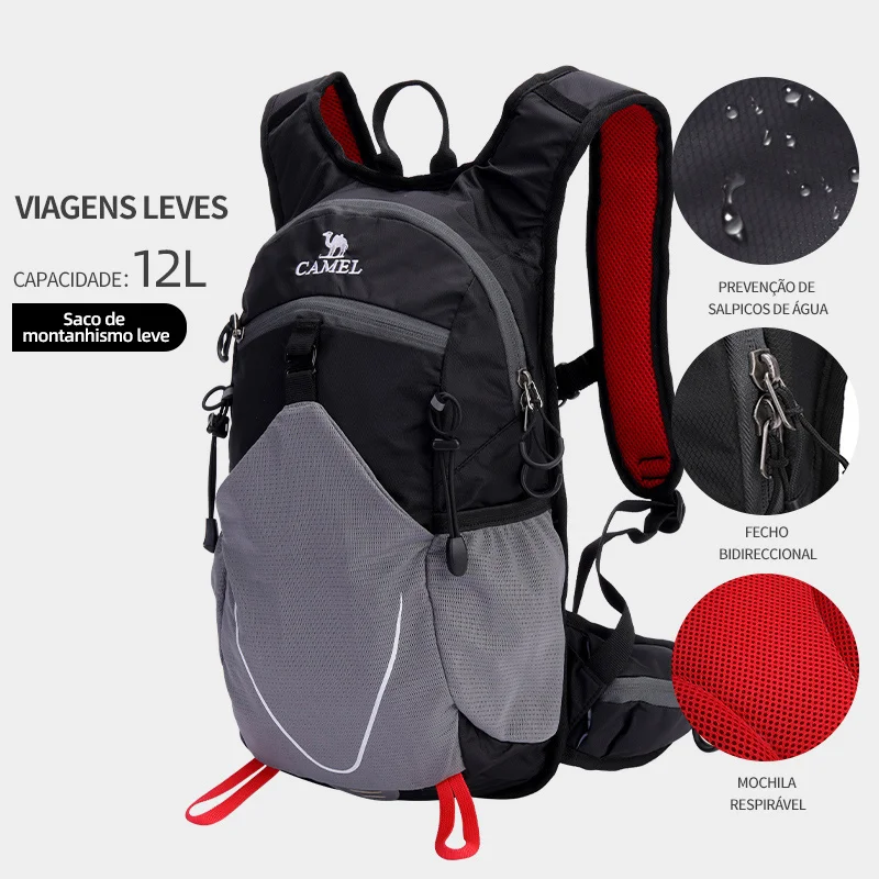 Cross Country Running Backpack Lightweight - Golden Camel 9 Cross Country Running Backpack Lightweight - Golden Camel - view 9