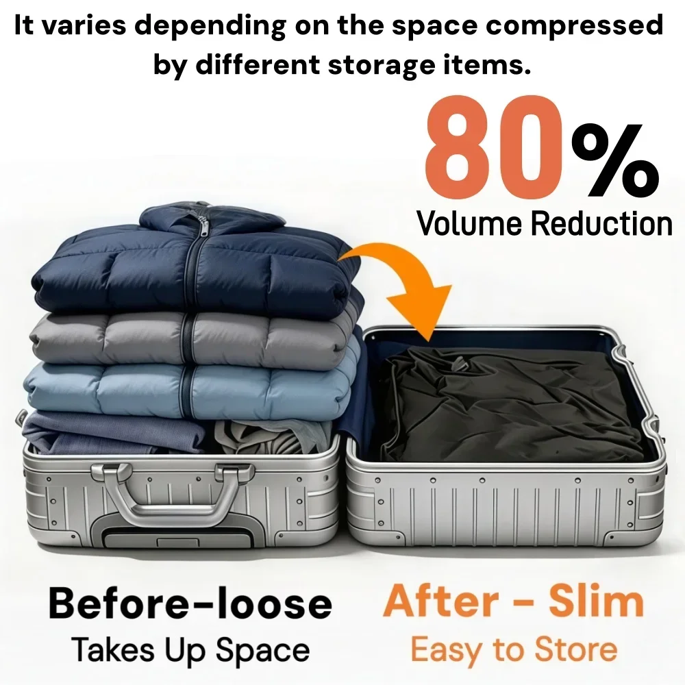 Airtight Zipper Vacuum Bags in TPU, 9L to 41L with Pump Option 2 Airtight Zipper Vacuum Bags in TPU, 9L to 41L with Pump Option - view 2