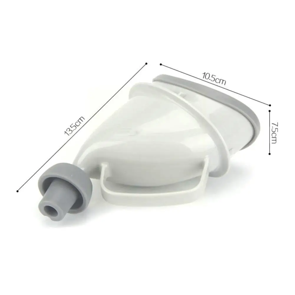 Male Urinal Funnel Portable Car Camping Pee Funnel in Gray 6 Male Urinal Funnel Portable Car Camping Pee Funnel in Gray - view 6