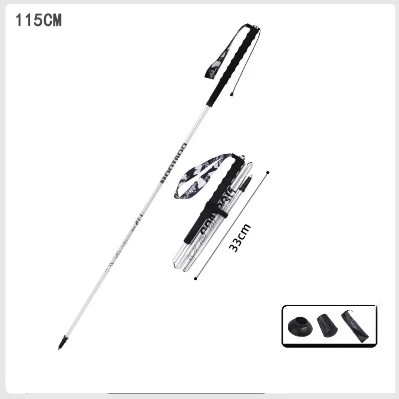 Aluminum Trail Running Poles 7075 Folding Ultralight 2 Pack 8 Aluminum Trail Running Poles 7075 Folding Ultralight 2 Pack - view 8