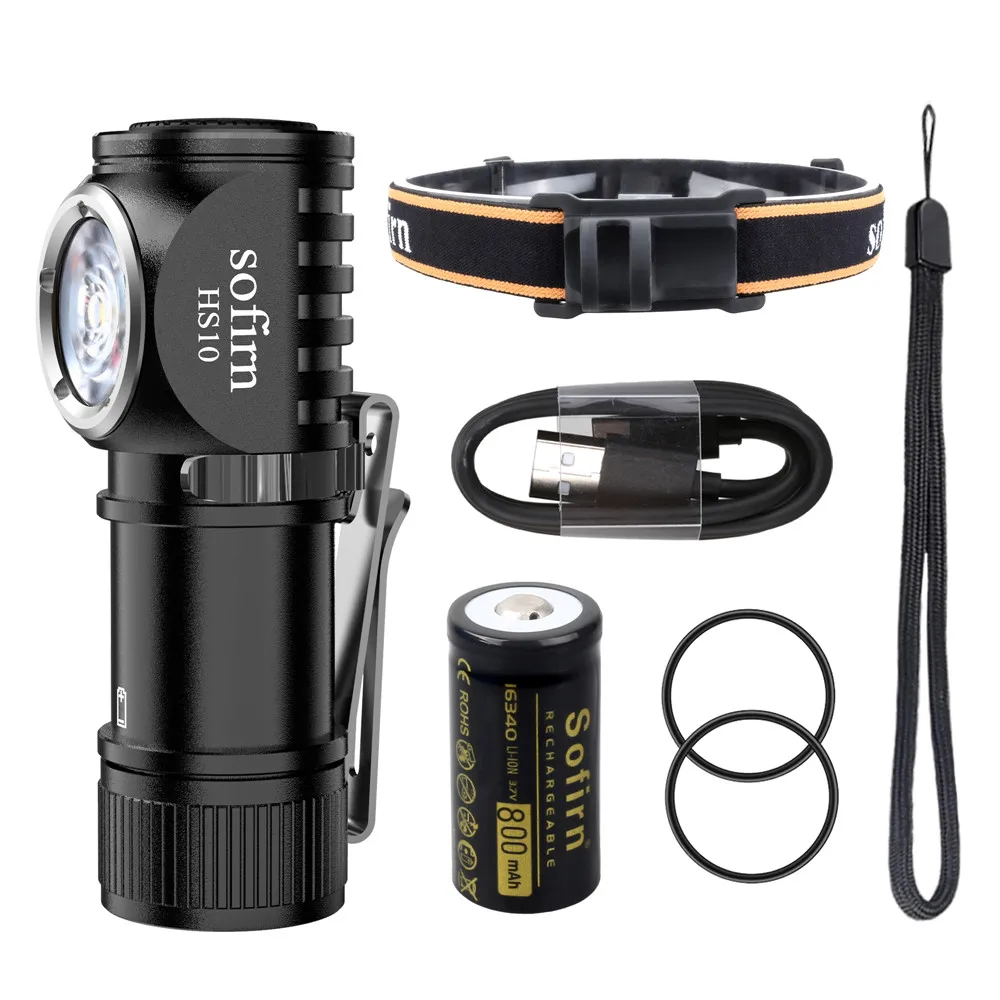 Mini Rechargeable Headlamp 1100lm 16340 USB-C with Magnet Sofirn 7 Mini Rechargeable Headlamp 1100lm 16340 USB-C with Magnet Sofirn - view 7