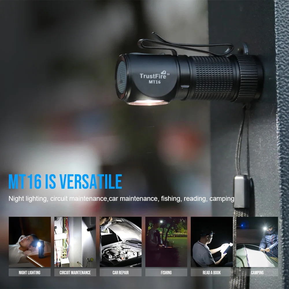 Compact Metal Headlamp Flashlight 1050 Lumen - TrustFire MT16 8 Compact Metal Headlamp Flashlight 1050 Lumen - TrustFire MT16 - view 8