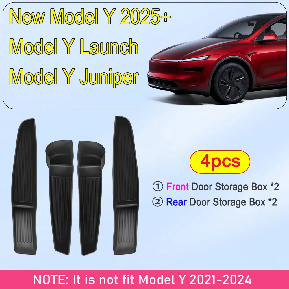 Door Side Storage Box Set for Tesla Model Y and Model 3 USVOTOV 8 Door Side Storage Box Set for Tesla Model Y and Model 3 USVOTOV - view 8