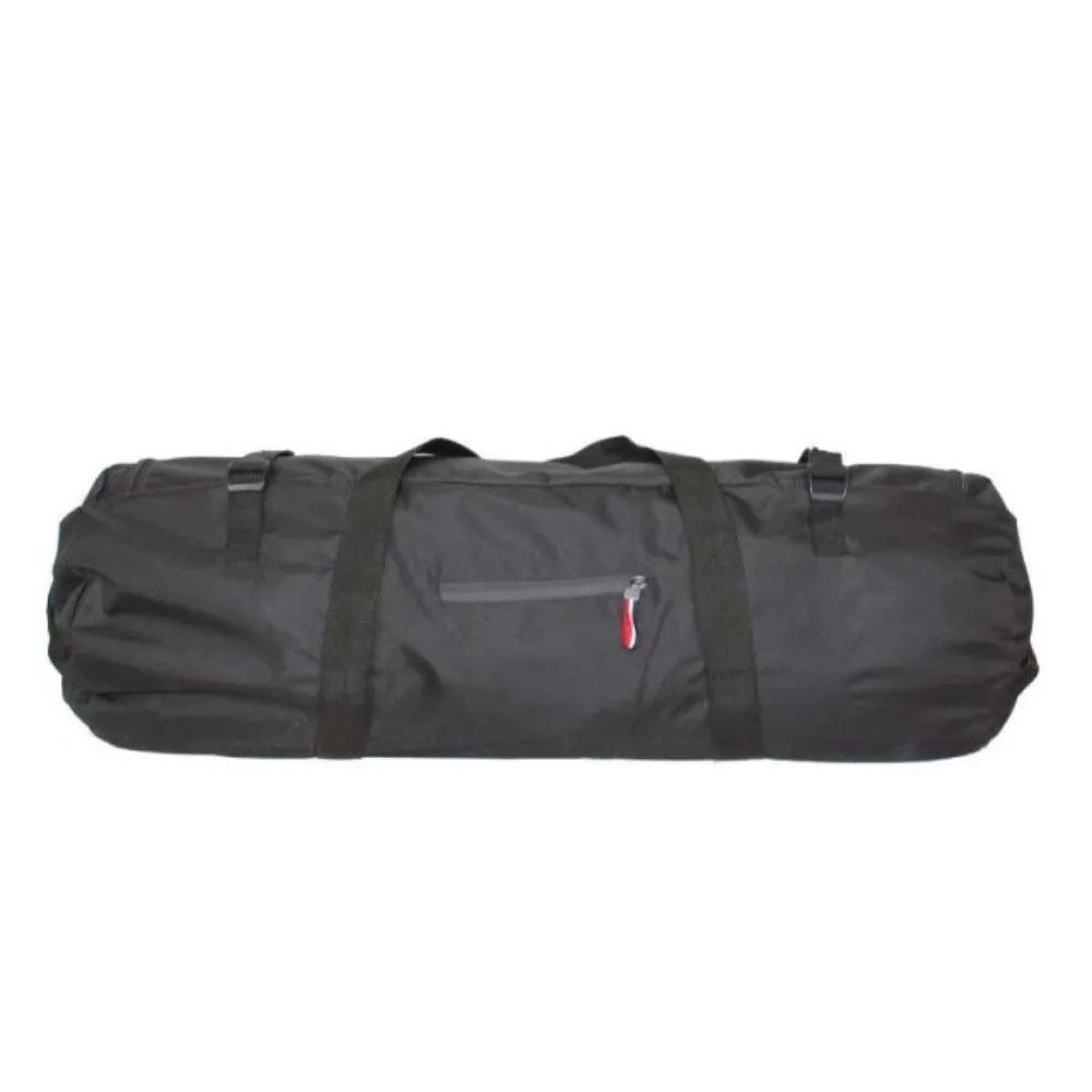 Tent Storage Duffel Bag 75x26x26cm Oxford with Shoulder Strap 1 Green tent storage duffel bag in Oxford cloth with handle and shoulder strap on grass