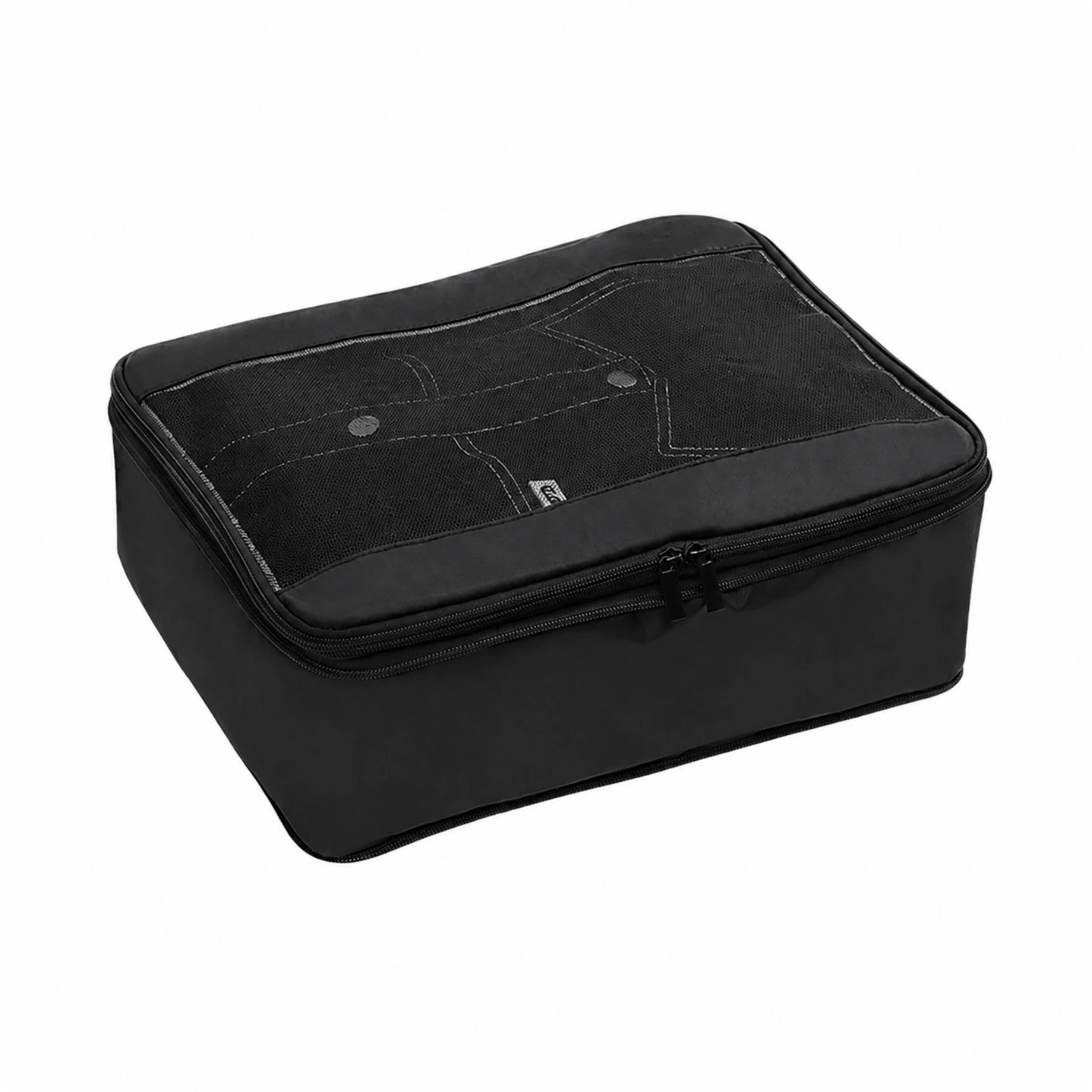 PP Compression Packing Cube with Mesh Panel and Zipper 9 PP Compression Packing Cube with Mesh Panel and Zipper - view 9