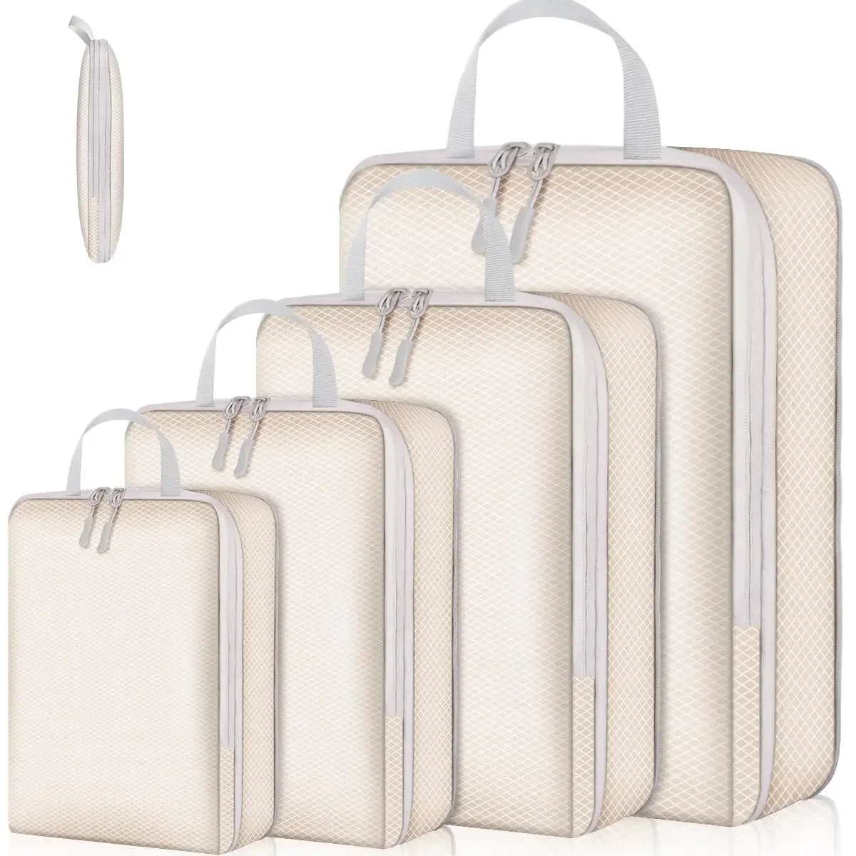 Lightweight Expandable Packing Cubes, 4 Piece Compression Set 10 Lightweight Expandable Packing Cubes, 4 Piece Compression Set - view 10