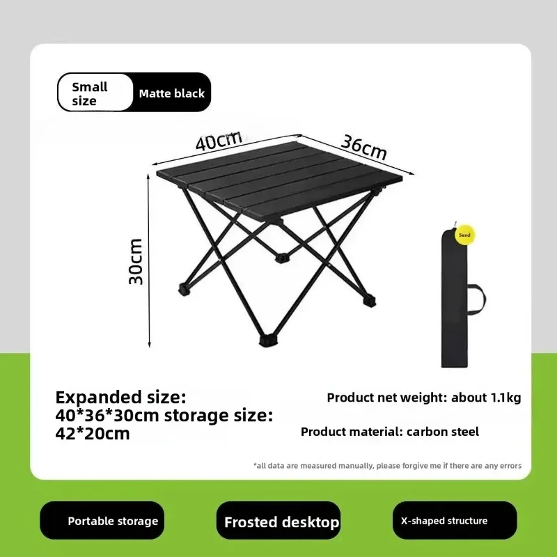 Thickened Roll Up Table Heavy Duty Double X-Frame With Carry Bag 6 Thickened Roll Up Table Heavy Duty Double X-Frame With Carry Bag - view 6