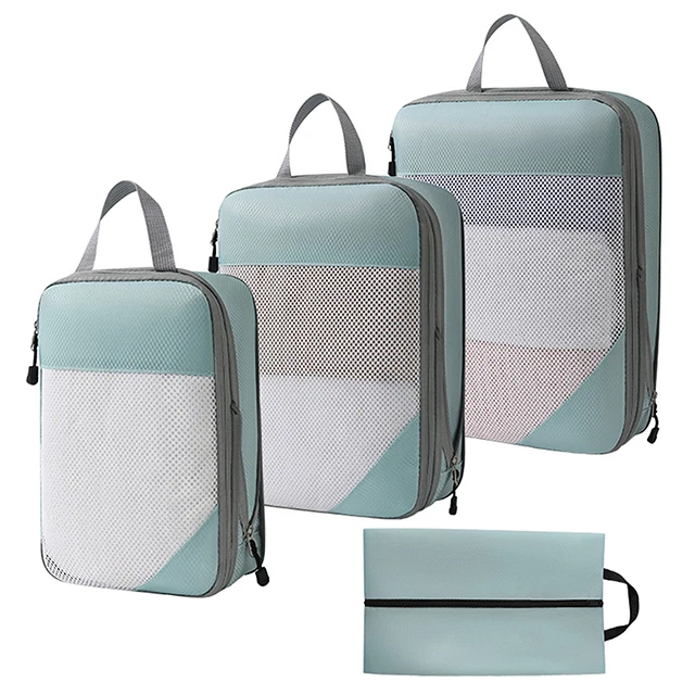 Thickened Travel Packing Bags, 4 Piece Nylon Clothes and Shoe Set 12 Thickened Travel Packing Bags, 4 Piece Nylon Clothes and Shoe Set - view 12