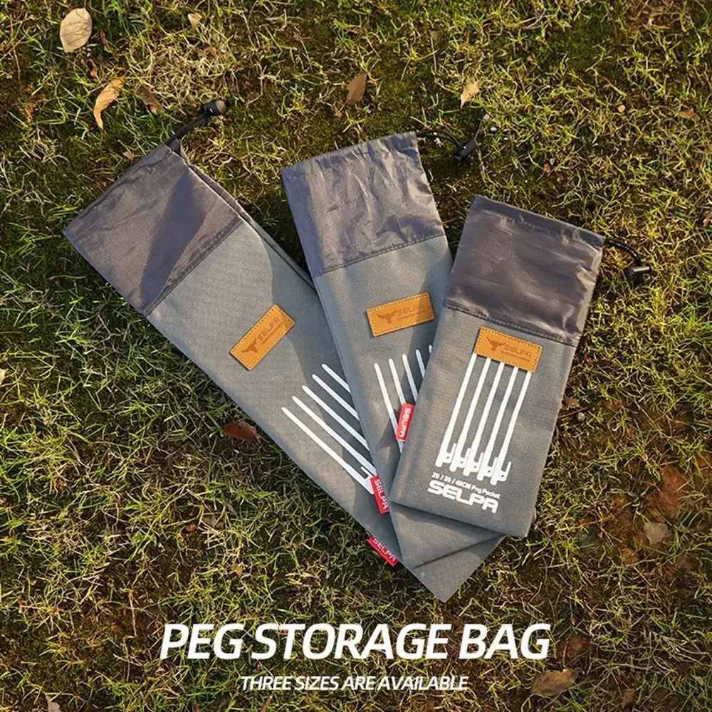 Tent Peg Storage Bag 600D Oxford Pouch in 20 30 and 40cm Sizes 3 Tent Peg Storage Bag 600D Oxford Pouch in 20 30 and 40cm Sizes - view 3