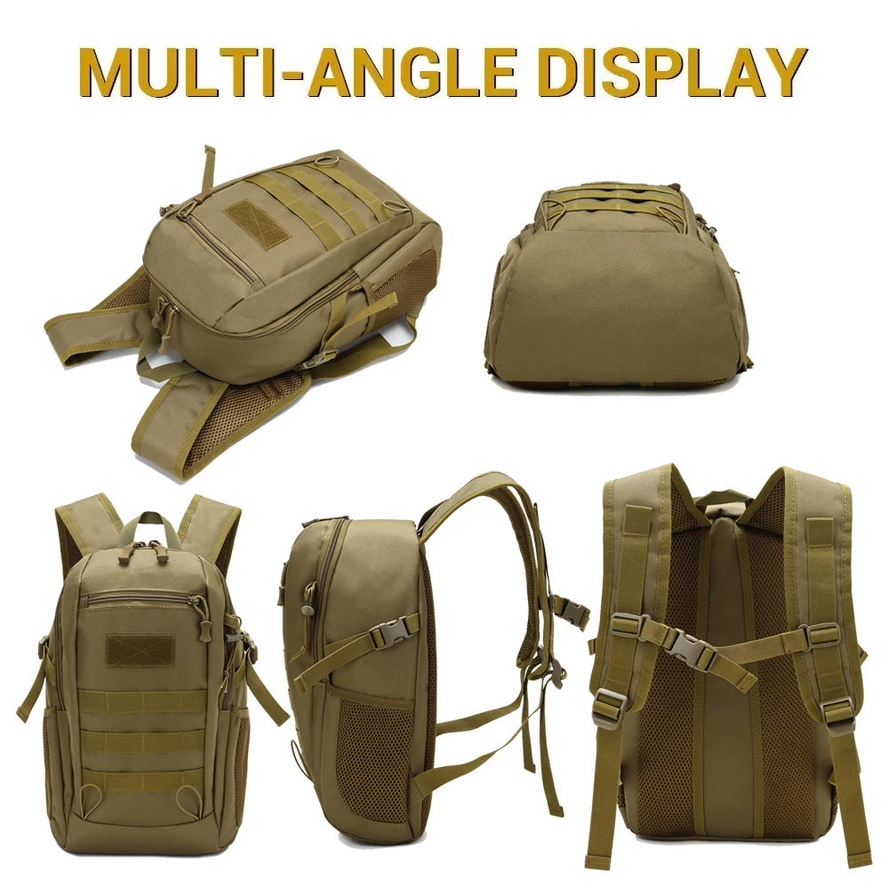 Mini Tactical Daypack 10L or 20L MOLLE Backpack for Hiking 3 Mini Tactical Daypack 10L or 20L MOLLE Backpack for Hiking - view 3
