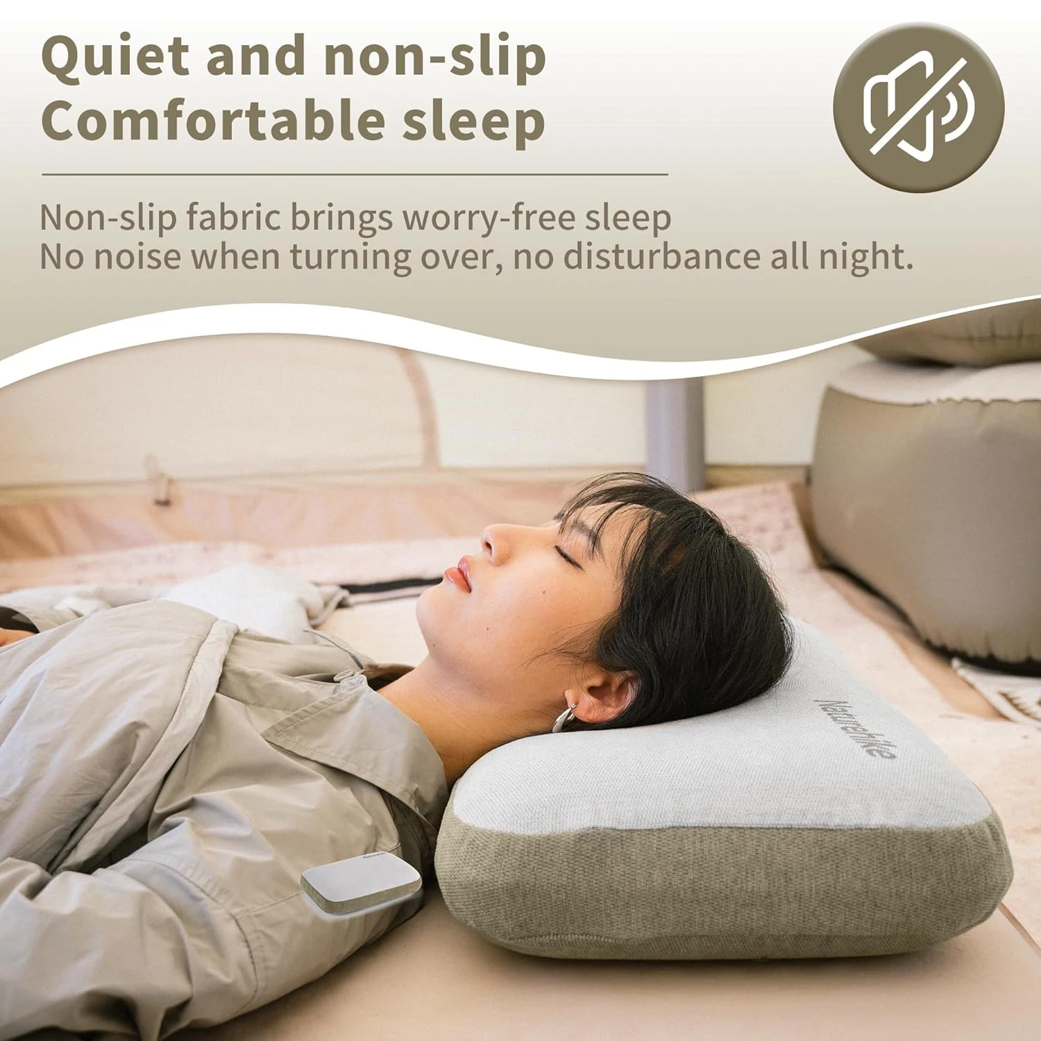 Memory Foam Camping Pillow Square Portable Travel Naturehike 3 Memory Foam Camping Pillow Square Portable Travel Naturehike - view 3