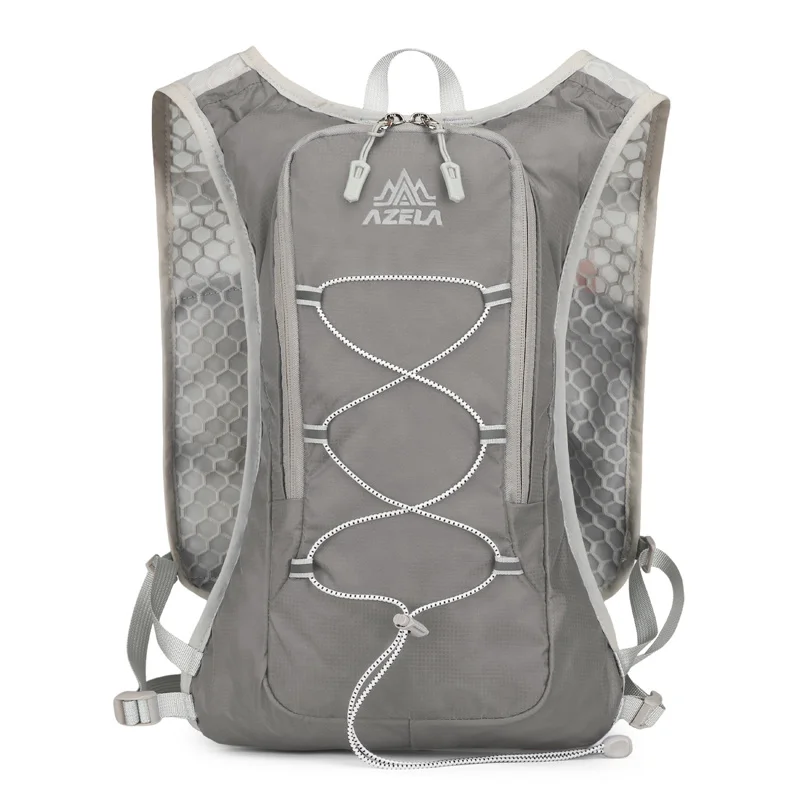 Reflective Sports Vest Backpack in Lightweight Nylon, Unisex 5 Reflective Sports Vest Backpack in Lightweight Nylon, Unisex - view 5