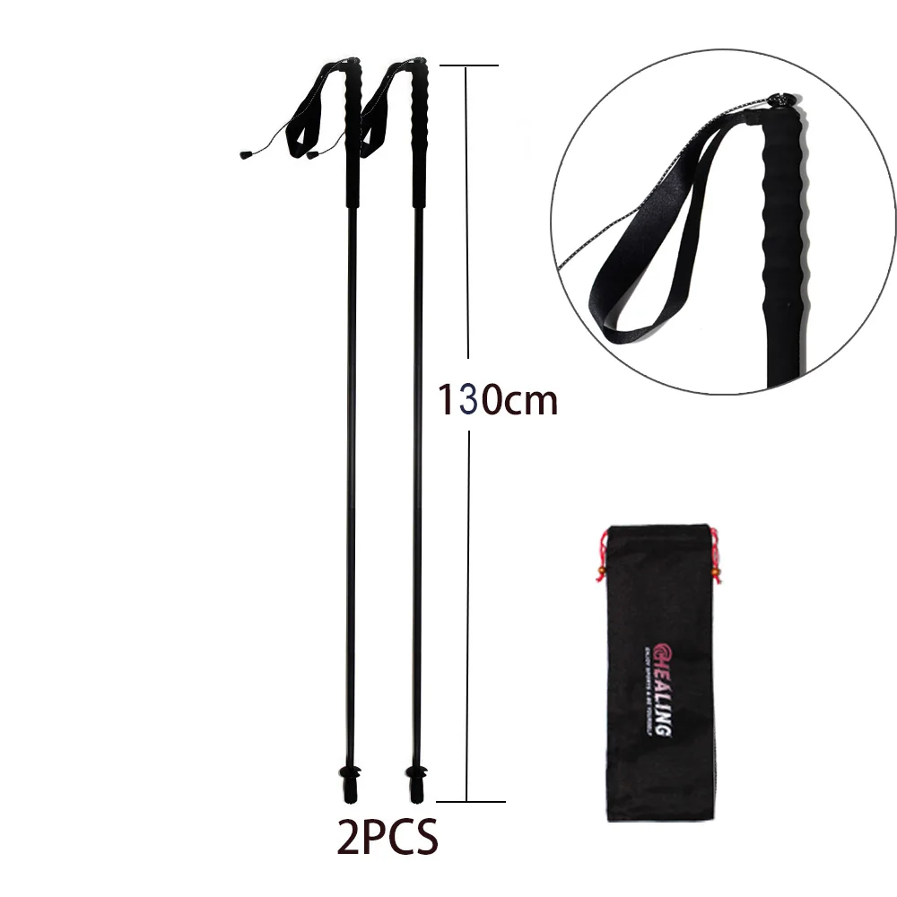 Full Carbon Trekking Pole 110g Ultralight Folding 5 Section 12 Full Carbon Trekking Pole 110g Ultralight Folding 5 Section - view 12