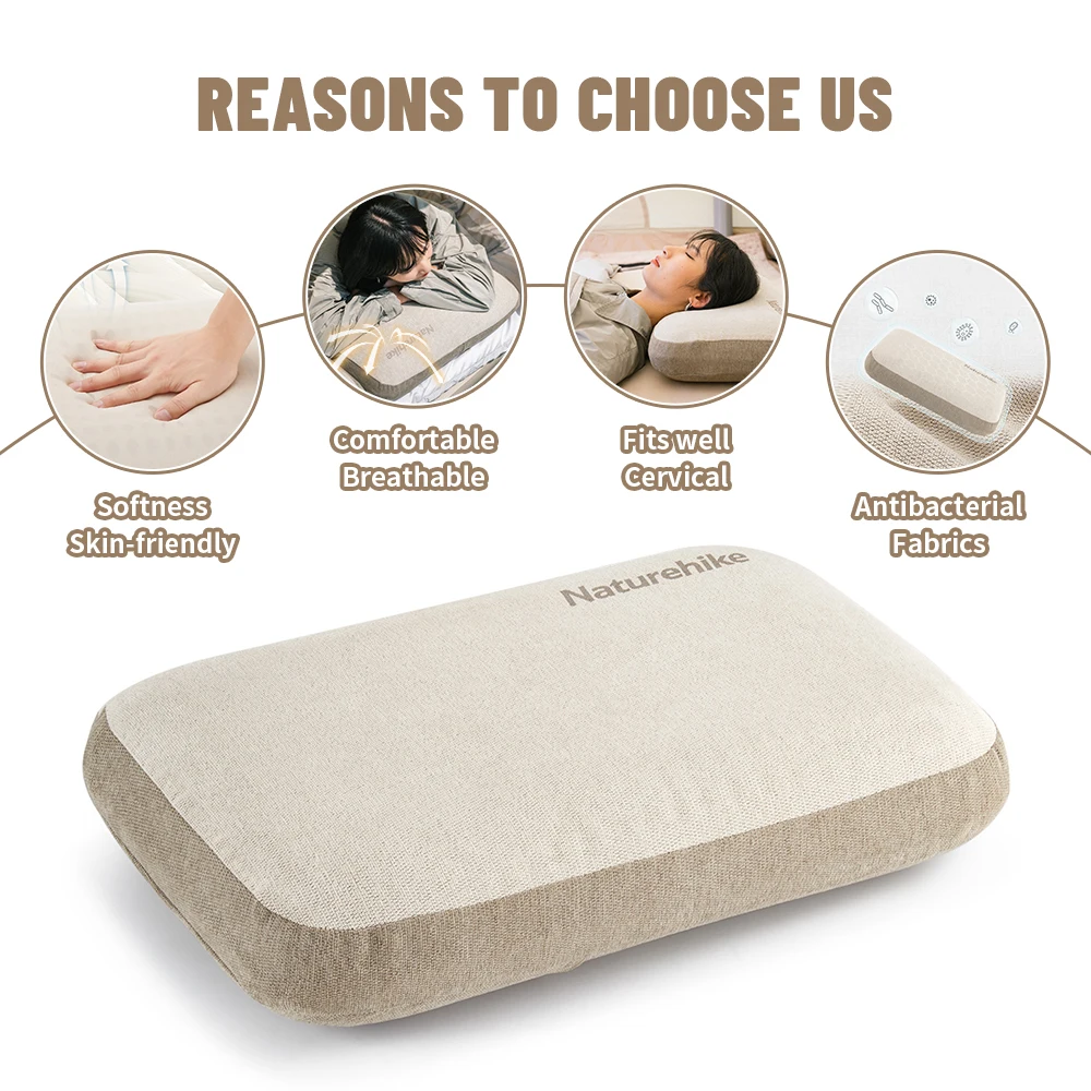 Memory Foam Square Pillow for Camping and Travel Naturehike 5 Memory Foam Square Pillow for Camping and Travel Naturehike - view 5