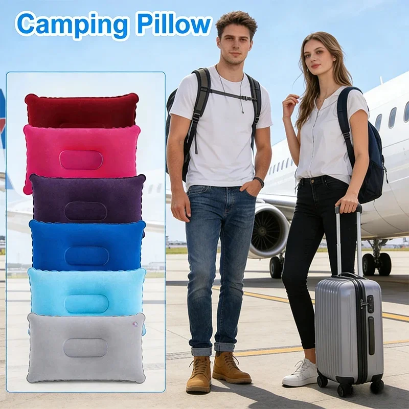 Inflatable Air Pillow Set of 2 Ultralight Travel and Camp Pillows 3 Inflatable Air Pillow Set of 2 Ultralight Travel and Camp Pillows - view 3