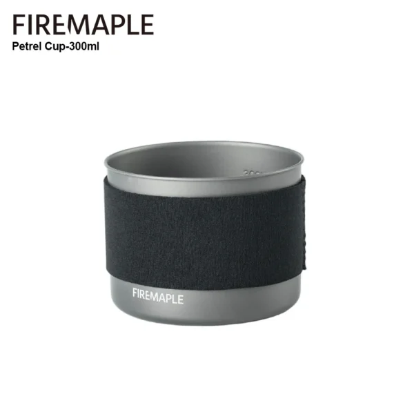 Fire-Maple Petrel ultralight camping bowl with neoprene wrap holding hot soup at a campsite