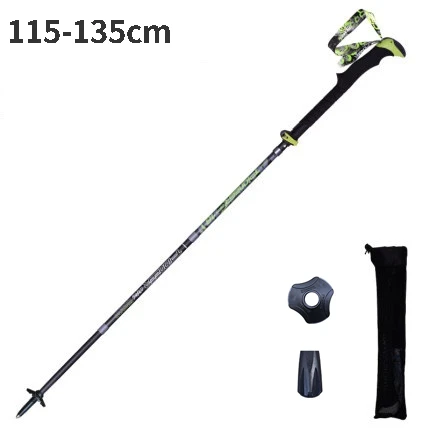 Carbon T Handle Pole Folding Quick Lock 115-135cm 7 Carbon T Handle Pole Folding Quick Lock 115-135cm - view 7