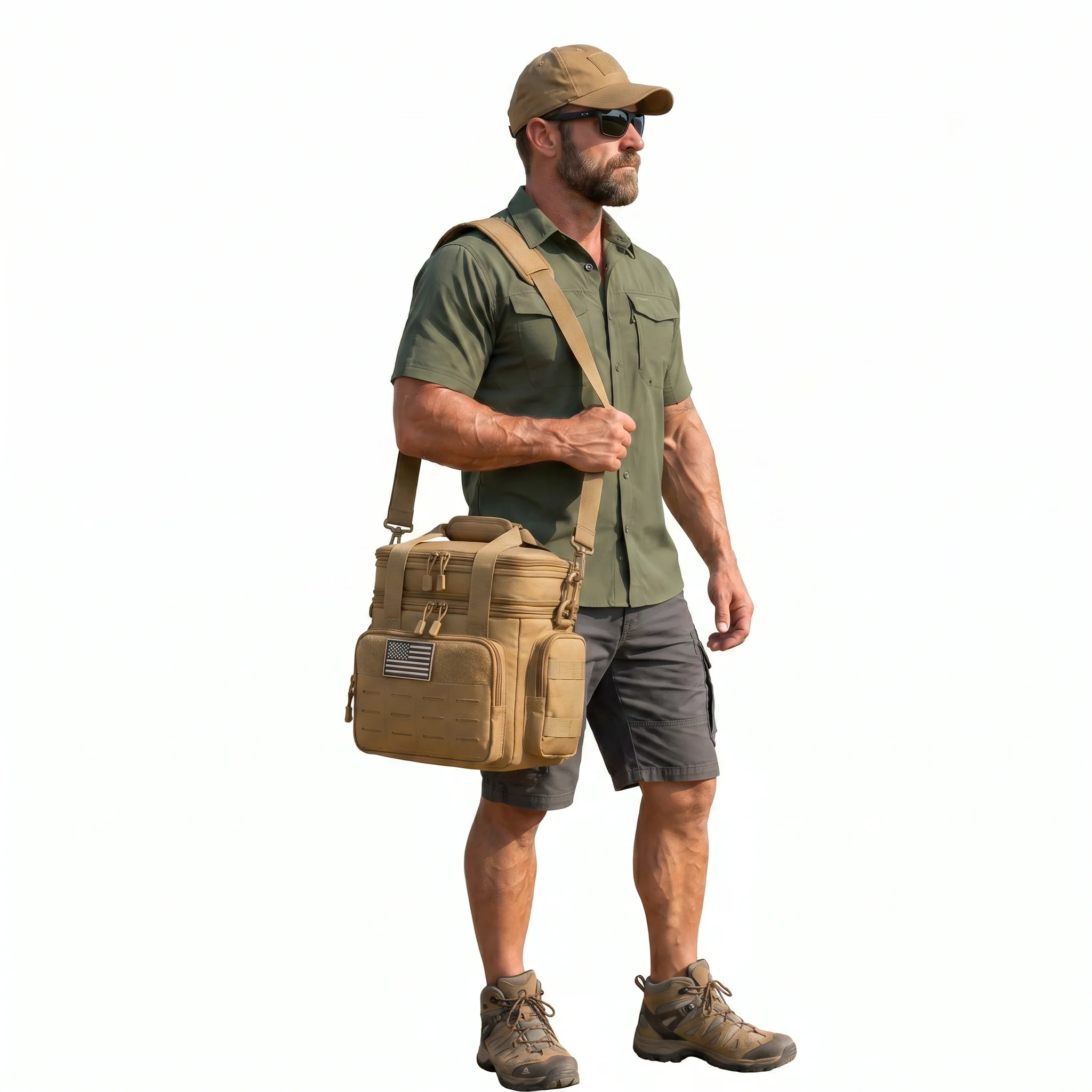 Expandable Picnic Cooler Bag 18L Leakproof Tactical Thermal Bag 11 Expandable Picnic Cooler Bag 18L Leakproof Tactical Thermal Bag - view 11