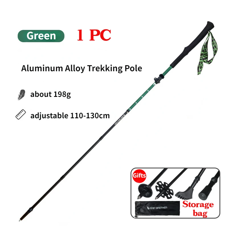 Folding Aluminum Trekking Poles 7075 Quick Lock MAP BROTHER 7 Folding Aluminum Trekking Poles 7075 Quick Lock MAP BROTHER - view 7