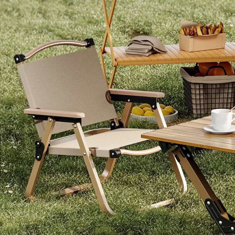 Carbon Steel Camping Chair with Wood Grain Design, 1 or 2 Pack 6 Carbon Steel Camping Chair with Wood Grain Design, 1 or 2 Pack - view 6