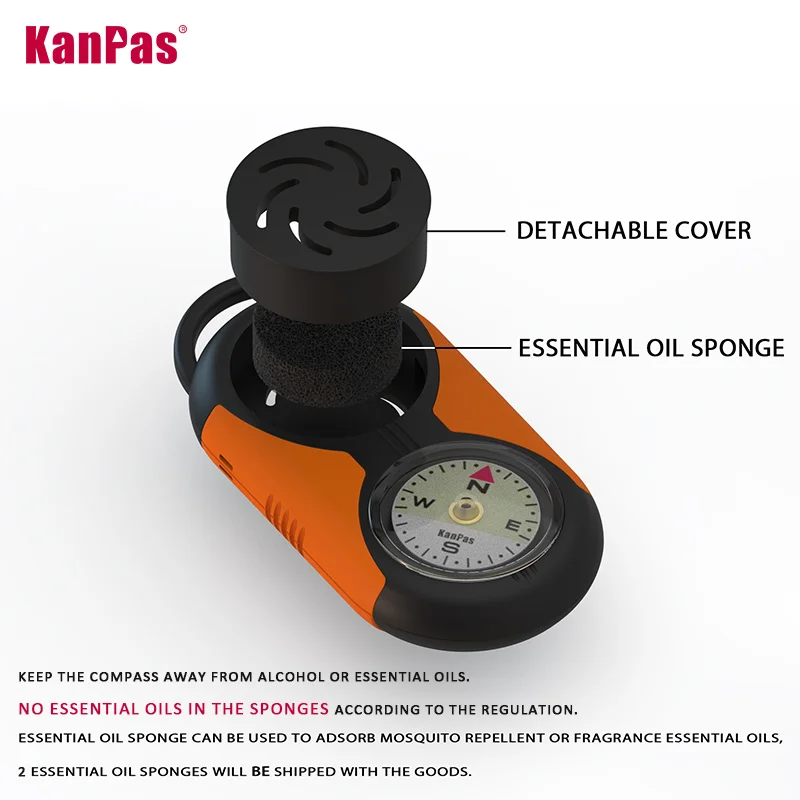 Thermometer Compass Kit with Hygrometer Zinc Metal Housing KANPAS 5 Thermometer Compass Kit with Hygrometer Zinc Metal Housing KANPAS - view 5
