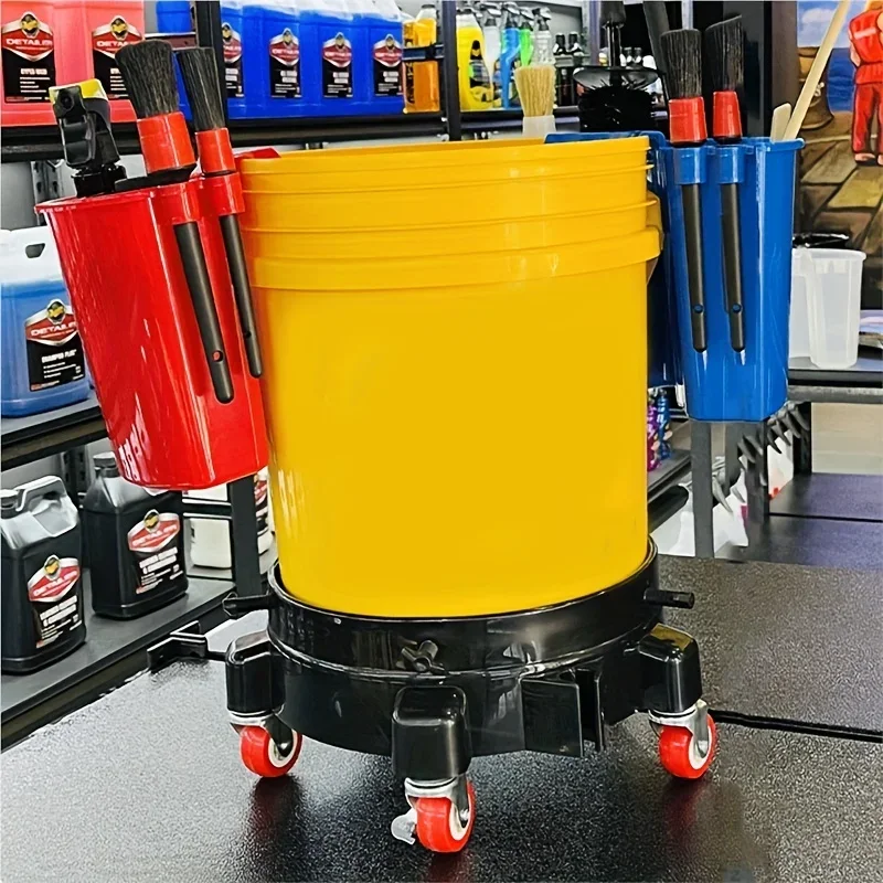 Detailing Bucket Organizer for Brushes, Clip-On Hanging Caddy 2 Detailing Bucket Organizer for Brushes, Clip-On Hanging Caddy - view 2
