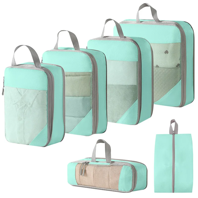 Lightweight Suitcase Packing Cubes, Expandable 3 to 8 Piece Sets 9 Lightweight Suitcase Packing Cubes, Expandable 3 to 8 Piece Sets - view 9