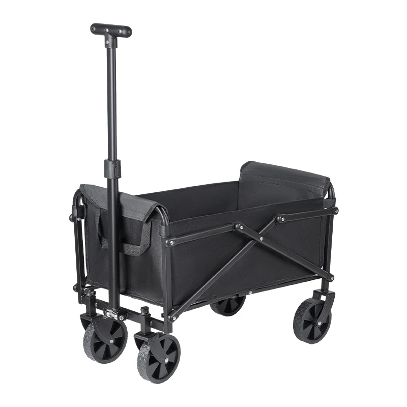 Folding Camping Cart Heavy Duty Utility Wagon with 4 Wheels 7 Folding Camping Cart Heavy Duty Utility Wagon with 4 Wheels - view 7