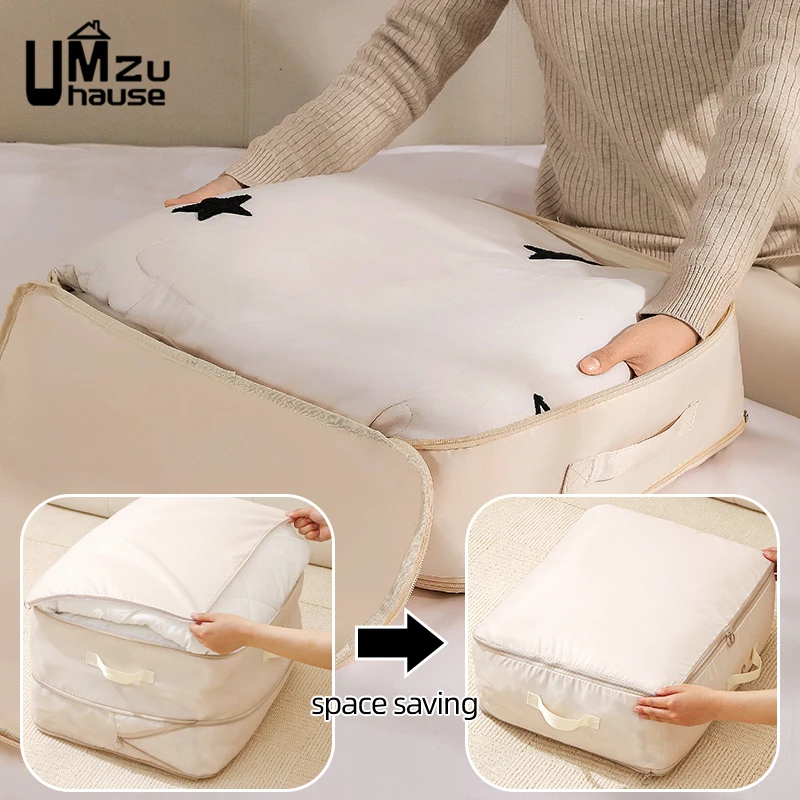 Comforter Compression Bags, 2 Pack Double Zipper with Handles 3 Comforter Compression Bags, 2 Pack Double Zipper with Handles - view 3