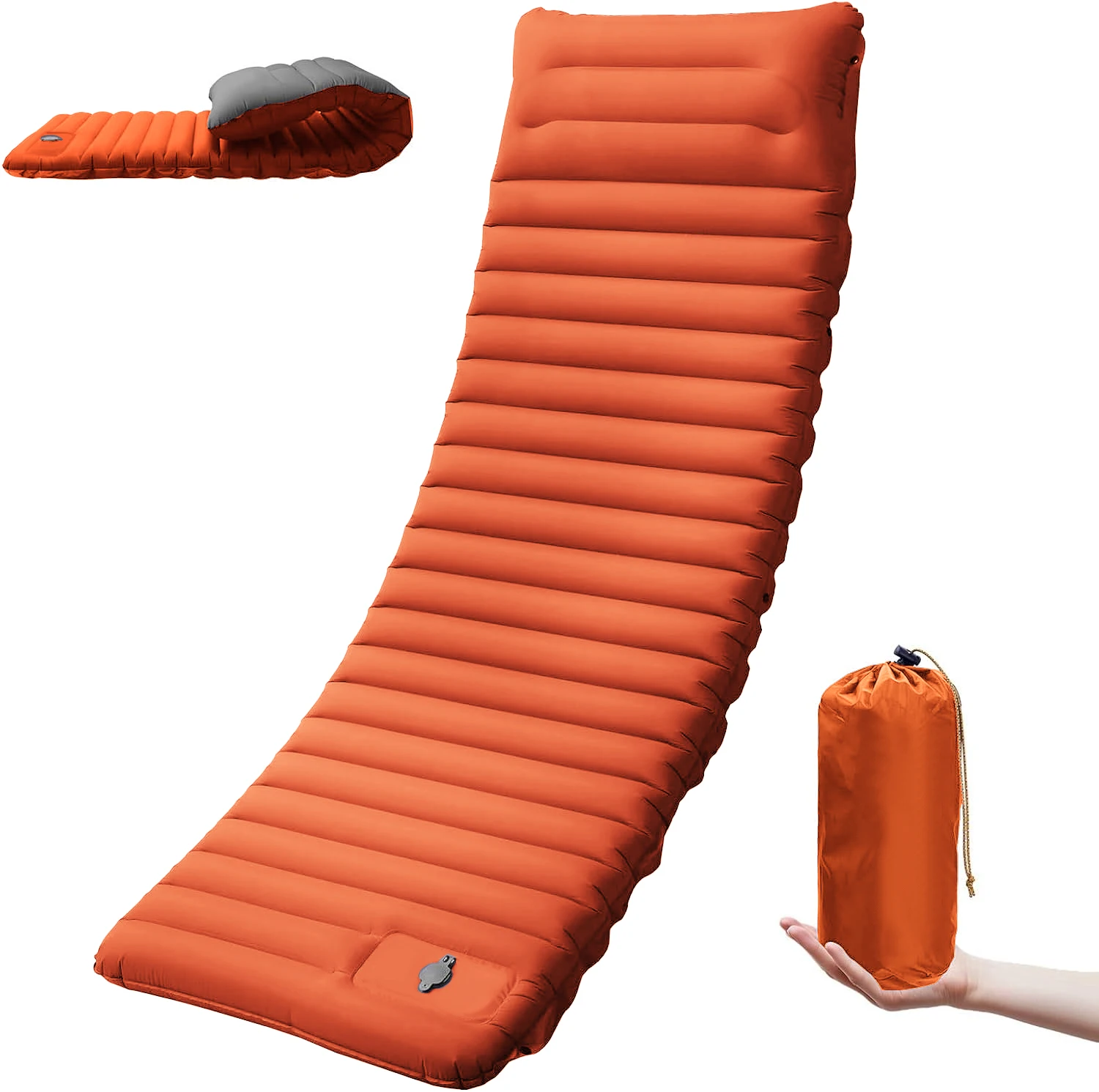 Thick Self Inflating Pad 4 Inch with Built-In Pump, Spliceable 10 Thick Self Inflating Pad 4 Inch with Built-In Pump, Spliceable - view 10