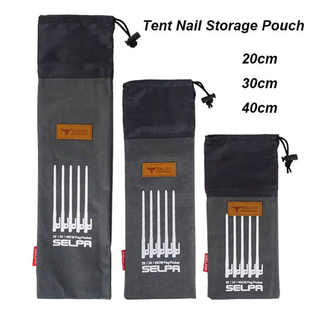 Tent Peg Storage Bag 600D Oxford Pouch in 20 30 and 40cm Sizes 6 Tent Peg Storage Bag 600D Oxford Pouch in 20 30 and 40cm Sizes - view 6