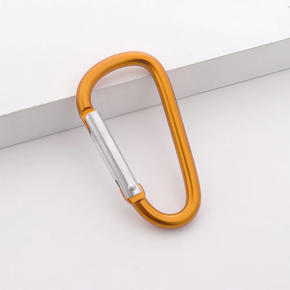 Spring Snap Carabiner Clips 7D Shape Aluminum Alloy 10 Pack 7 Spring Snap Carabiner Clips 7D Shape Aluminum Alloy 10 Pack - view 7